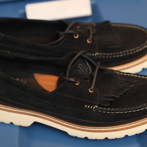Cole Haan American Classics Suede Navy Blue Loafer Shoes Mens Style# 20291 main image 5